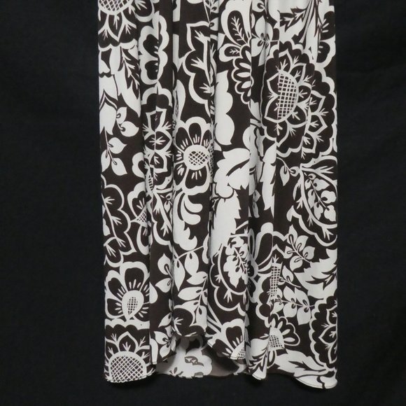 JESSICA | small | Made In Canada | Brown Floral Dress | Tie Back | NWOT - Picture 7 of 11